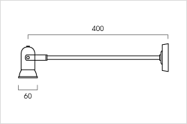 ダイクロハロゲンアームSP（クローム）