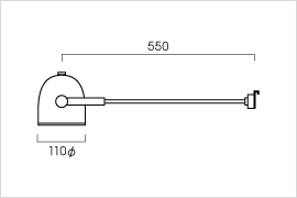 ハロゲンアーム100wSP